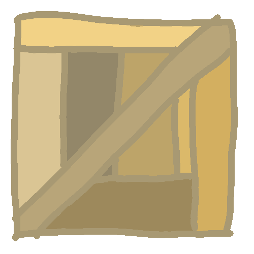 木箱のイラスト